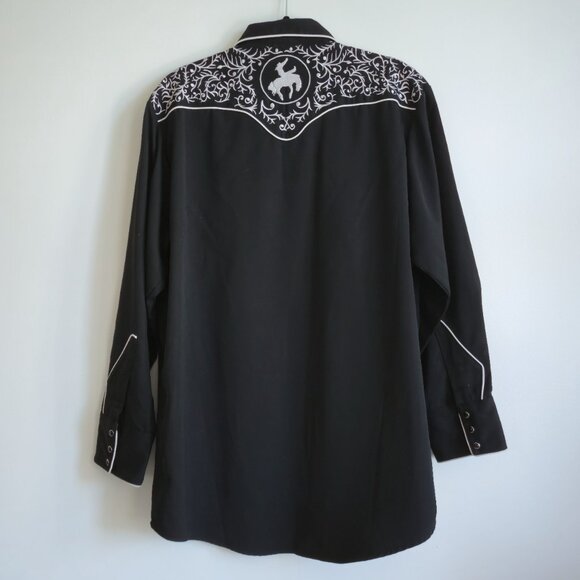 VINTAGE 90s Men's Roper Embroidered Western Shirt | Cowboy Style | Size XL - Picture 6 of 12